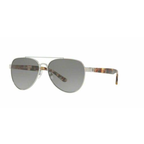 Tory Burch 0TY6070-327511 Shiny Silver Metal 6070 Sunglasses