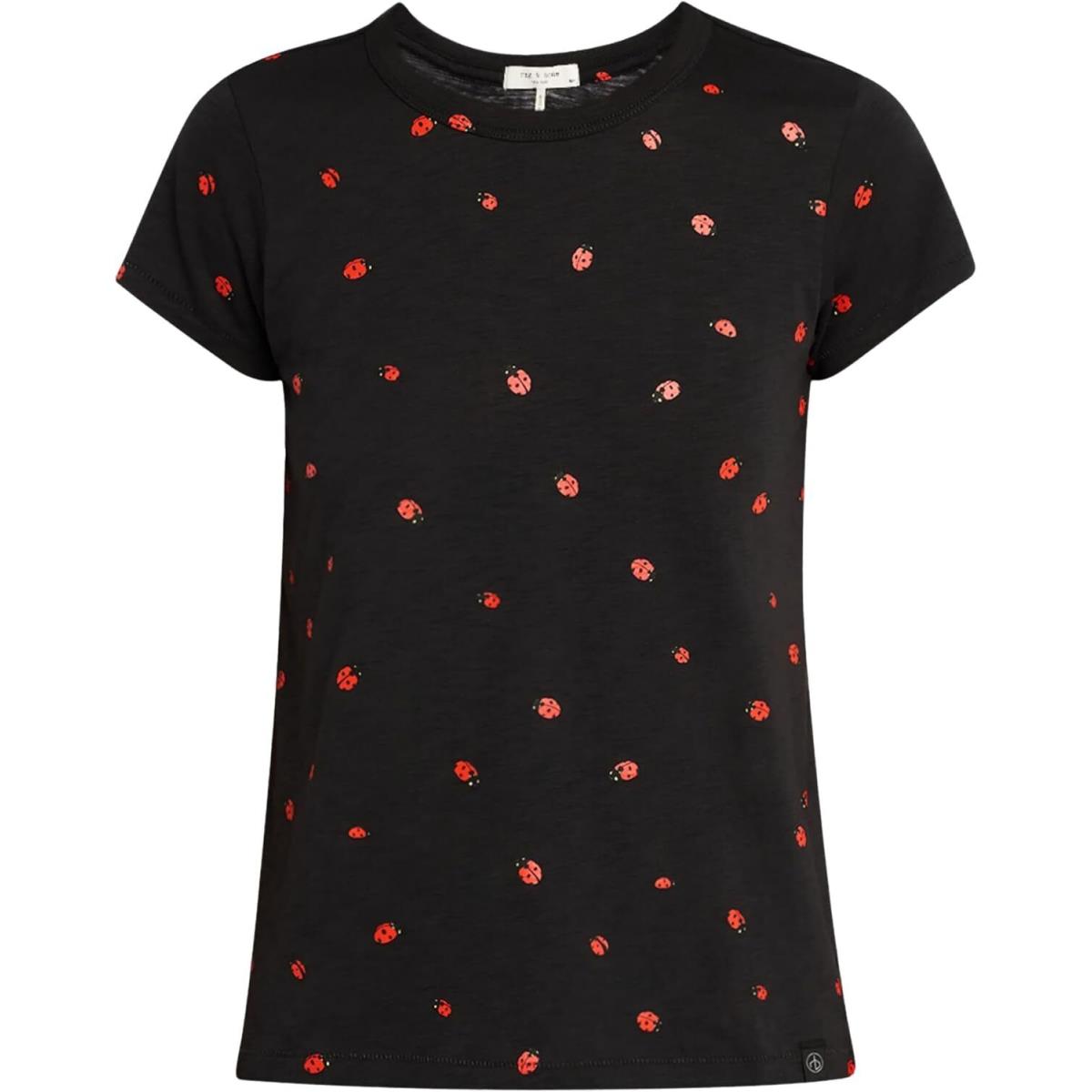 Rag and Bone All Over Ladybug Tee Black Multi