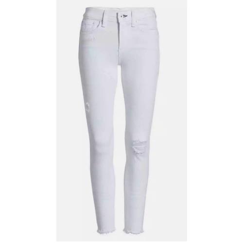 Rag Bone Cate Distressed Ankle Skinny Jeans White