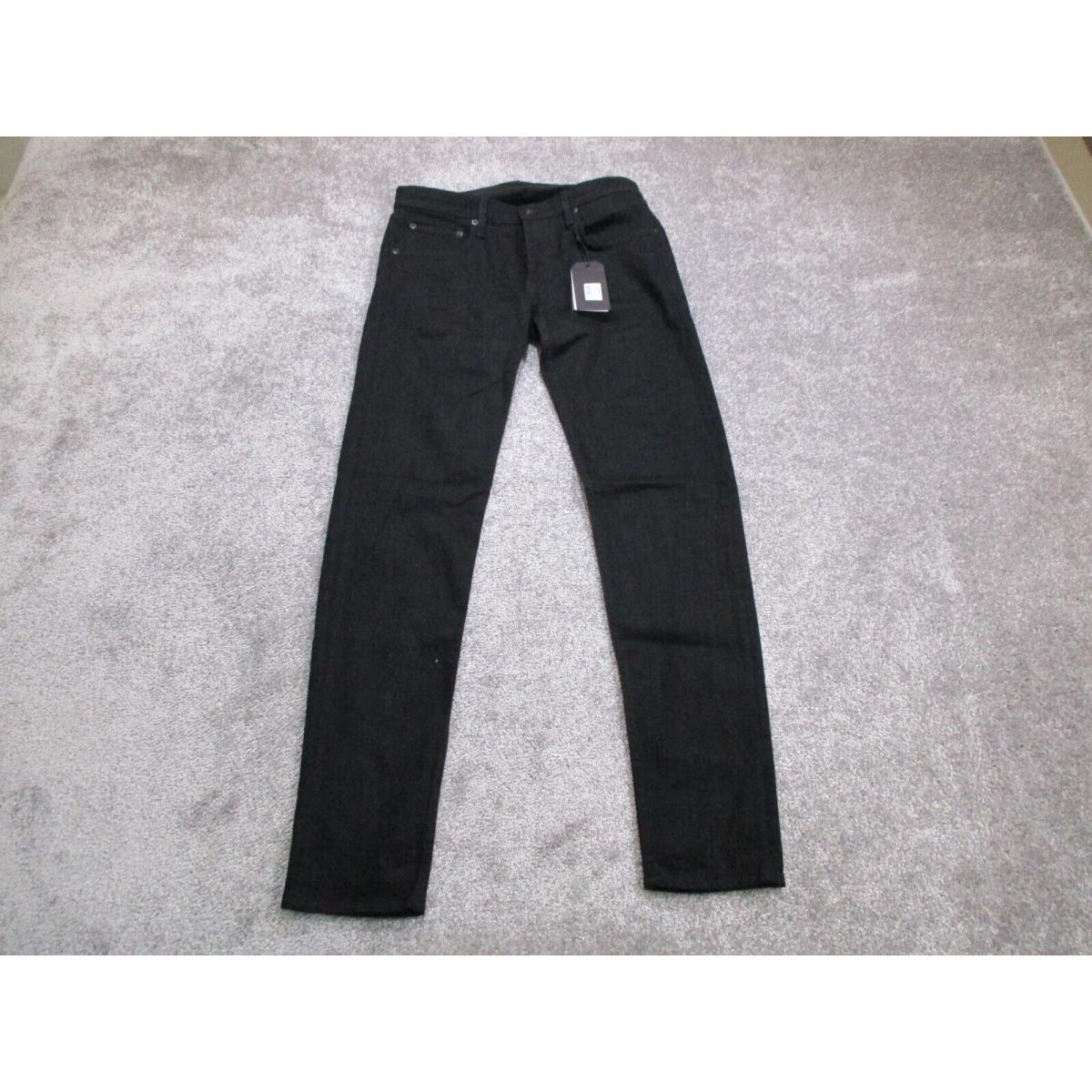 Rag Bone Jeans Mens Size 32 Extra Slim Black Denim Pants