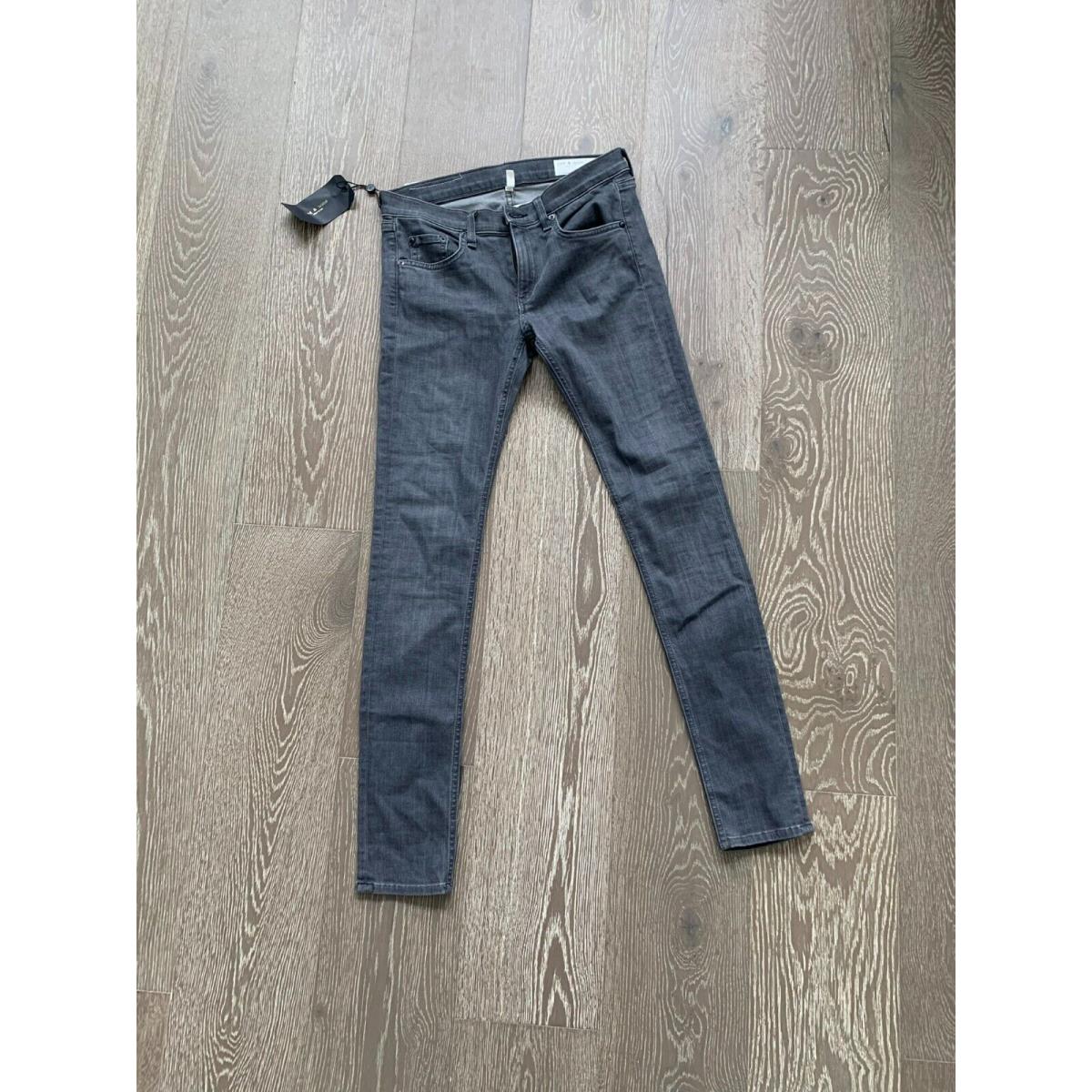 Rag Bone Everett Skinny Jeans Gray Size 27