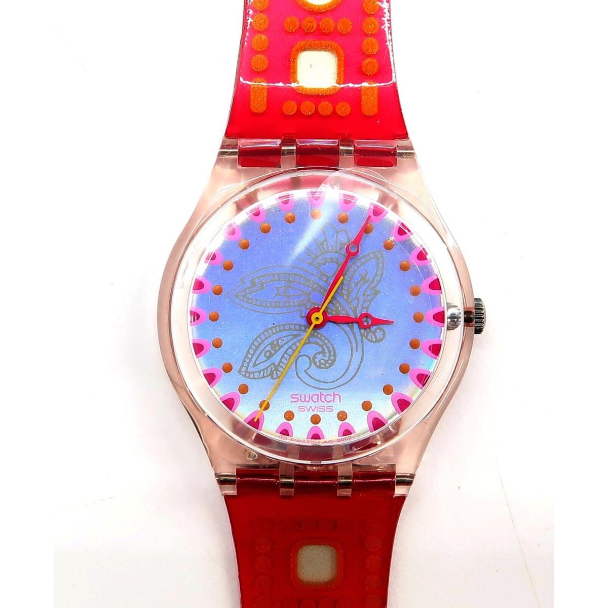 Swatch Watch Bollylove GP121PU with Case and Papers 2003 Nos Gents Watch