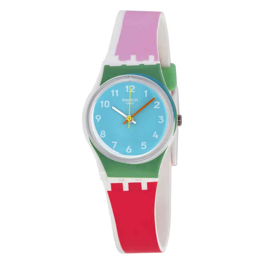 Swatch De Travers Blue Dial Ladies Watch LW146
