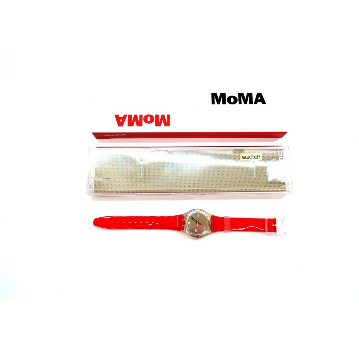 Swatch Watch Moma Red GZ406C Special Collection Limited Edition 2000