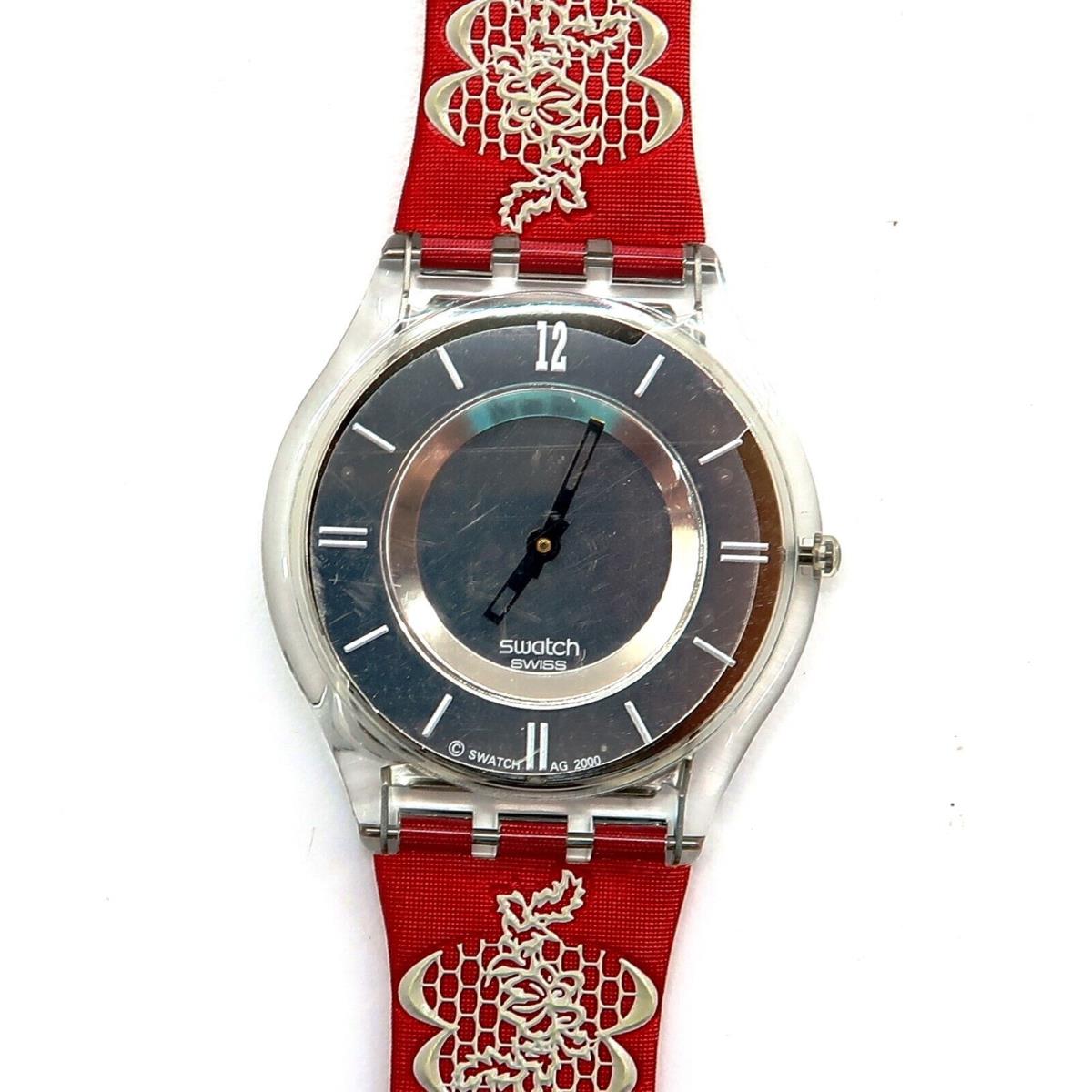 Swatch Skin Watch Flagrant SFK125P in 2003 Luxury Collection + Case Papers