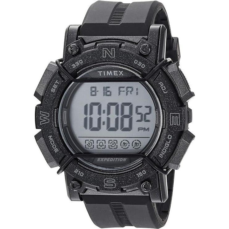 Timex Expedition Men`s TW4B18100 Digital Cat 47mm Black Resin Strap Watch