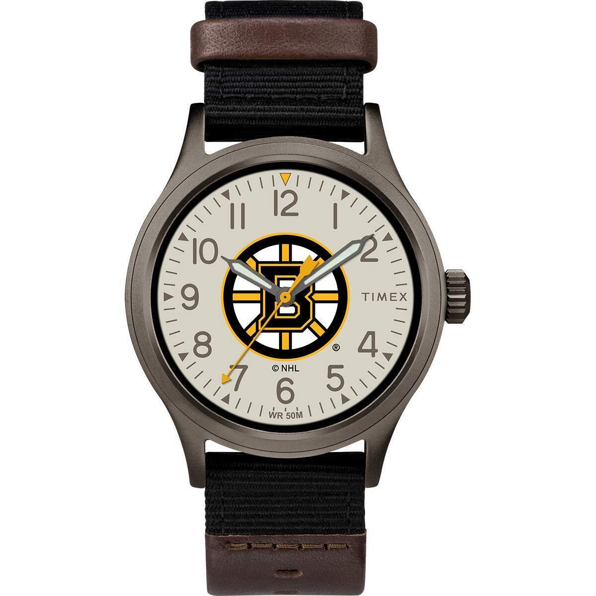 Timex Tribute Men`s Twzhbrumb Nhl Clutch Boston Bruins Watch