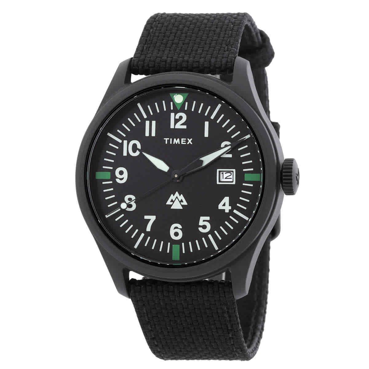 Timex Expedition North Traprock Quartz Black Dial Men`s Watch TW2W23400 - Dial: Black, Band: Black, Bezel: Black