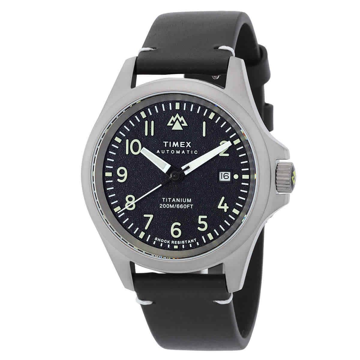 Timex Expedition North Automatic Black Dial Men`s Watch TW2V54000