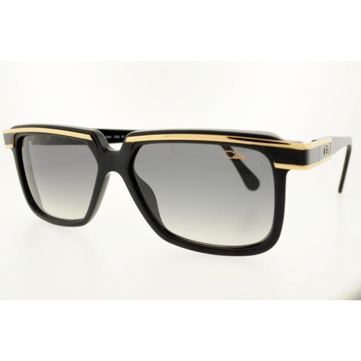 Cazal Sunglasses 650/301 012 58MM Black Frame with Grey Lenses