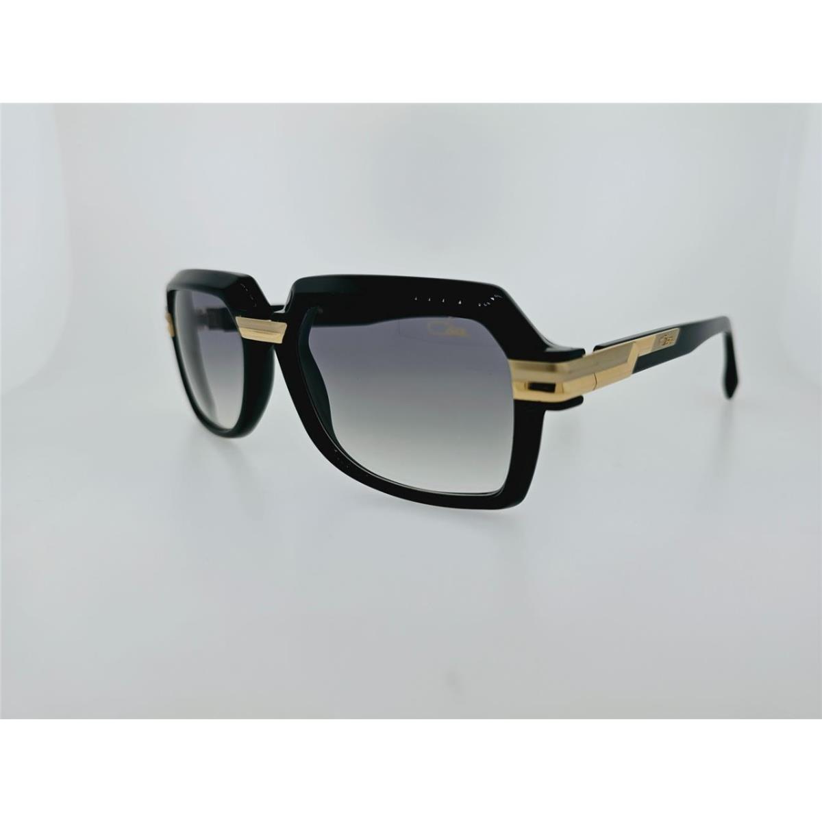 Cazal Sunglasses 8043 001 56MM Black Gold Frame with Grey Gadient Lenses