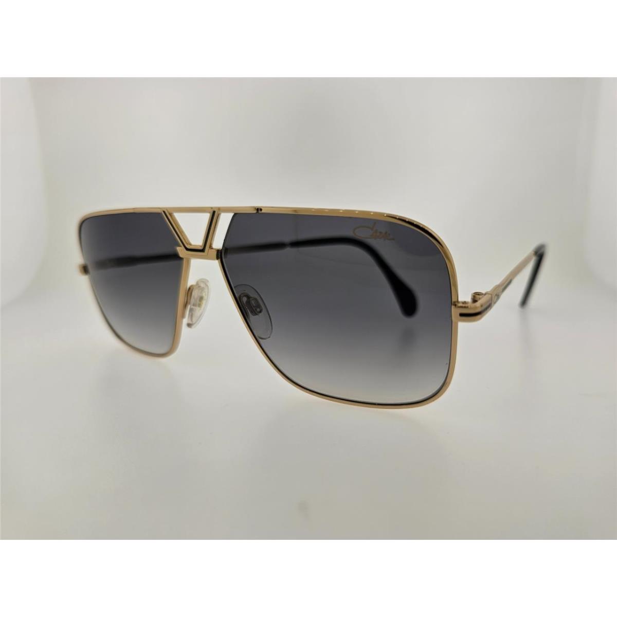 Cazal Sunglasses 725 001 61MM Gold Frame with Grey Gradient Lenses