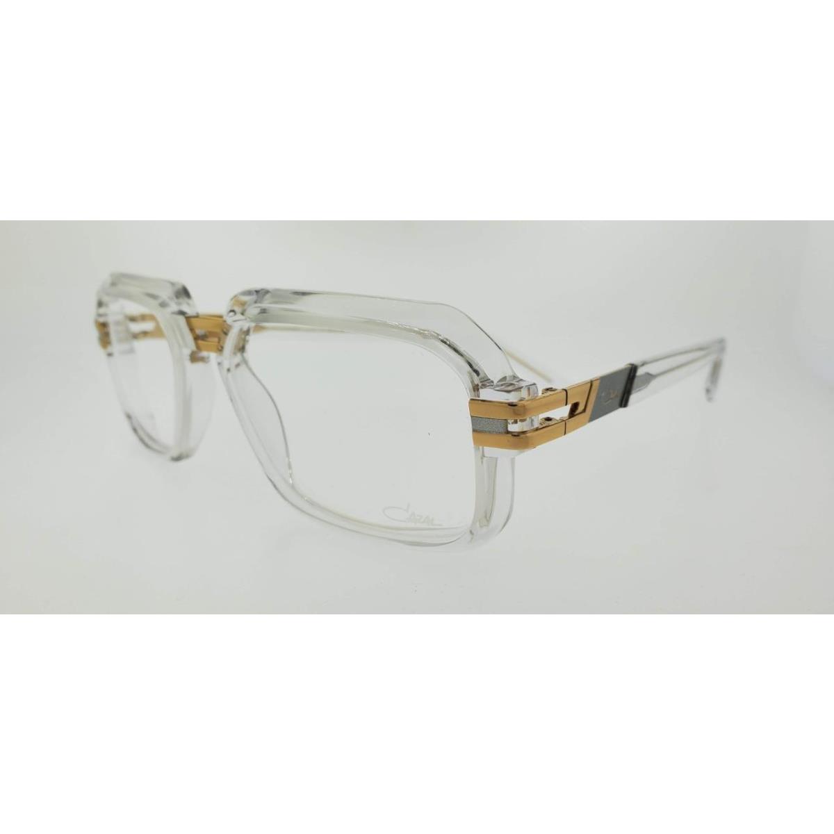 Cazal Prescription 6004 004 56MM Crystal Gold Frame with Clear Lenses