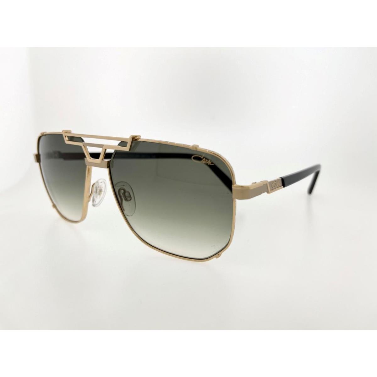 Cazal Sunglasses 9090 003 59MM Gold Frame with Green Gradient Lenses