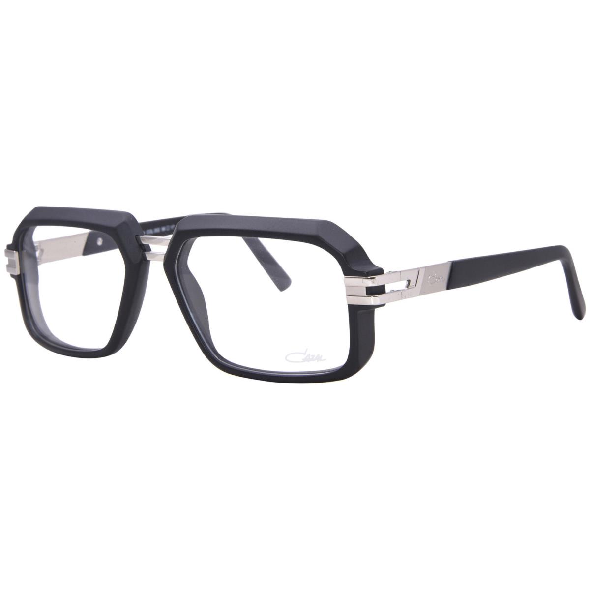 Cazal Eyeglasses 6004 002 Matte Black/silver Full Rim Optical Frames 56mm