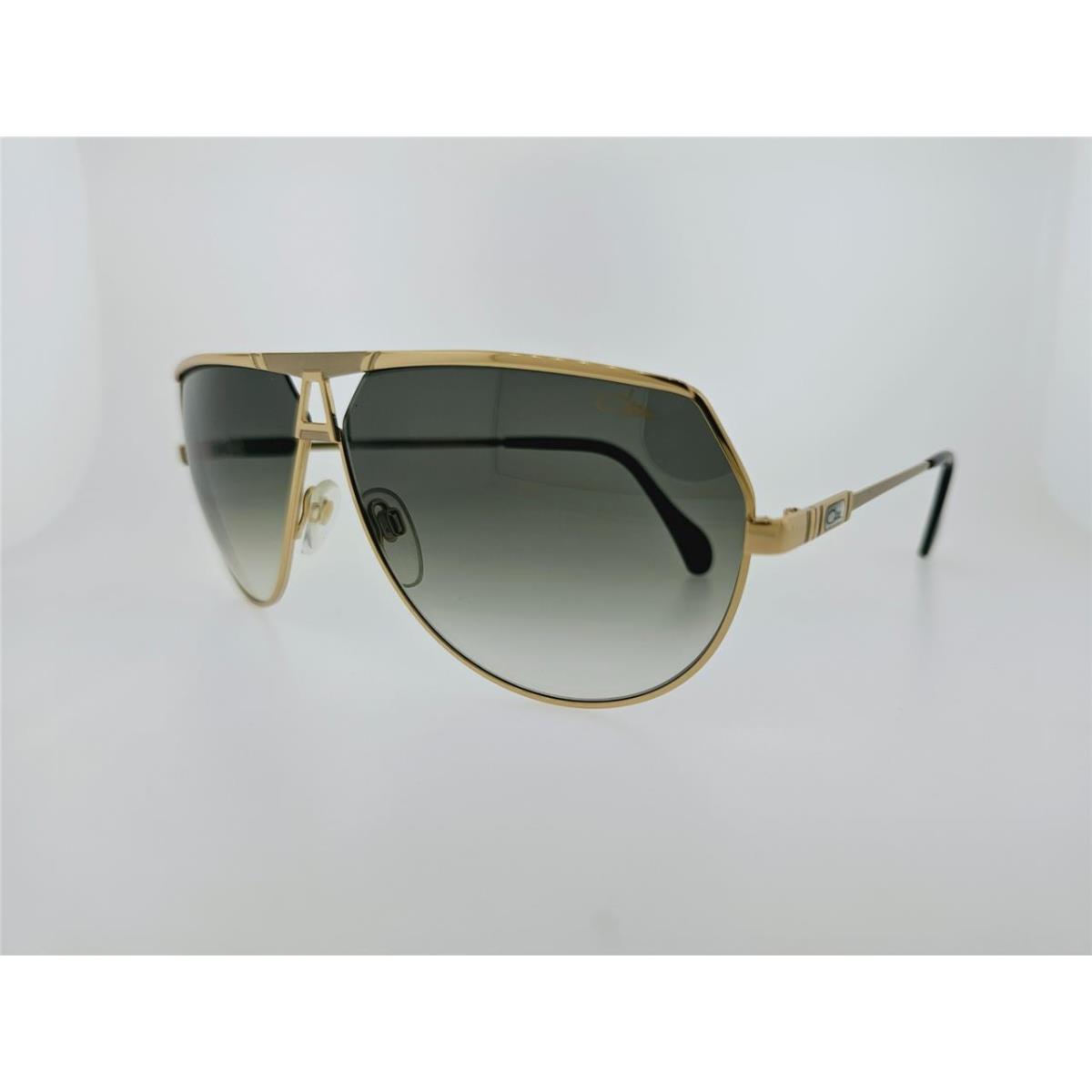 Cazal Sunglasses 953 097 69MM Gold Frame with Green Gradient Lenses