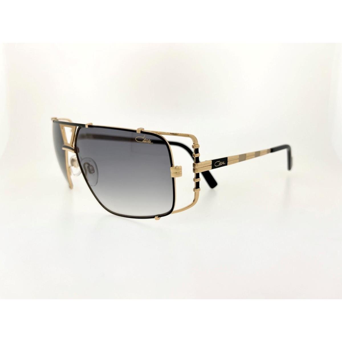 Cazal Sunglasses 9093 005 62MM Gold Black Frame with Grey Gradient Lenses