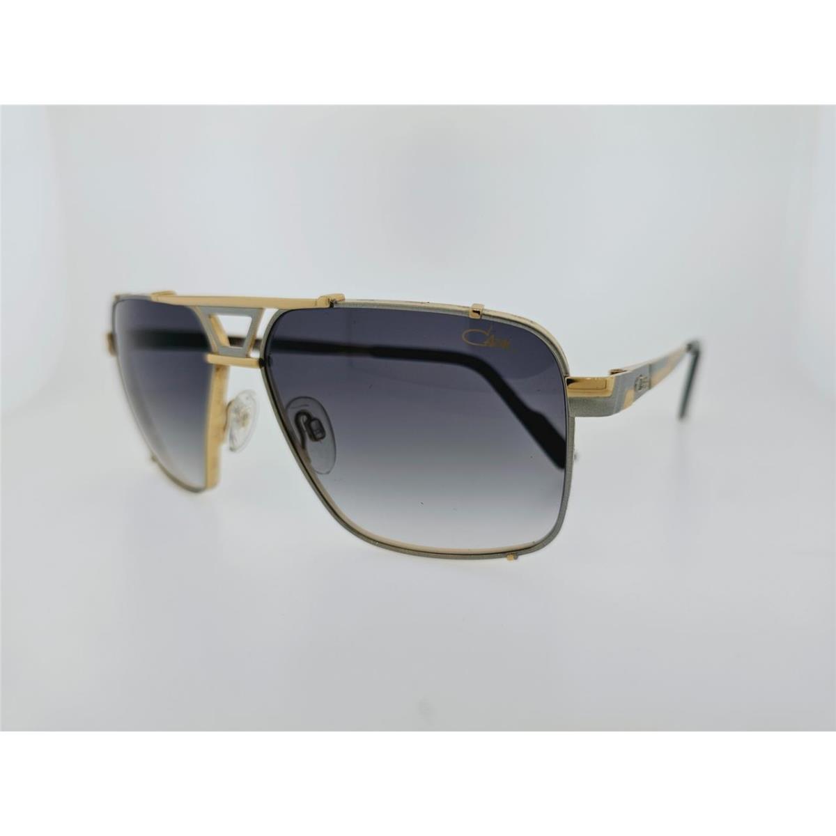 Cazal Sunglasses 9099 003 59MM Silver Gold Frame Grey Gradient Lenses