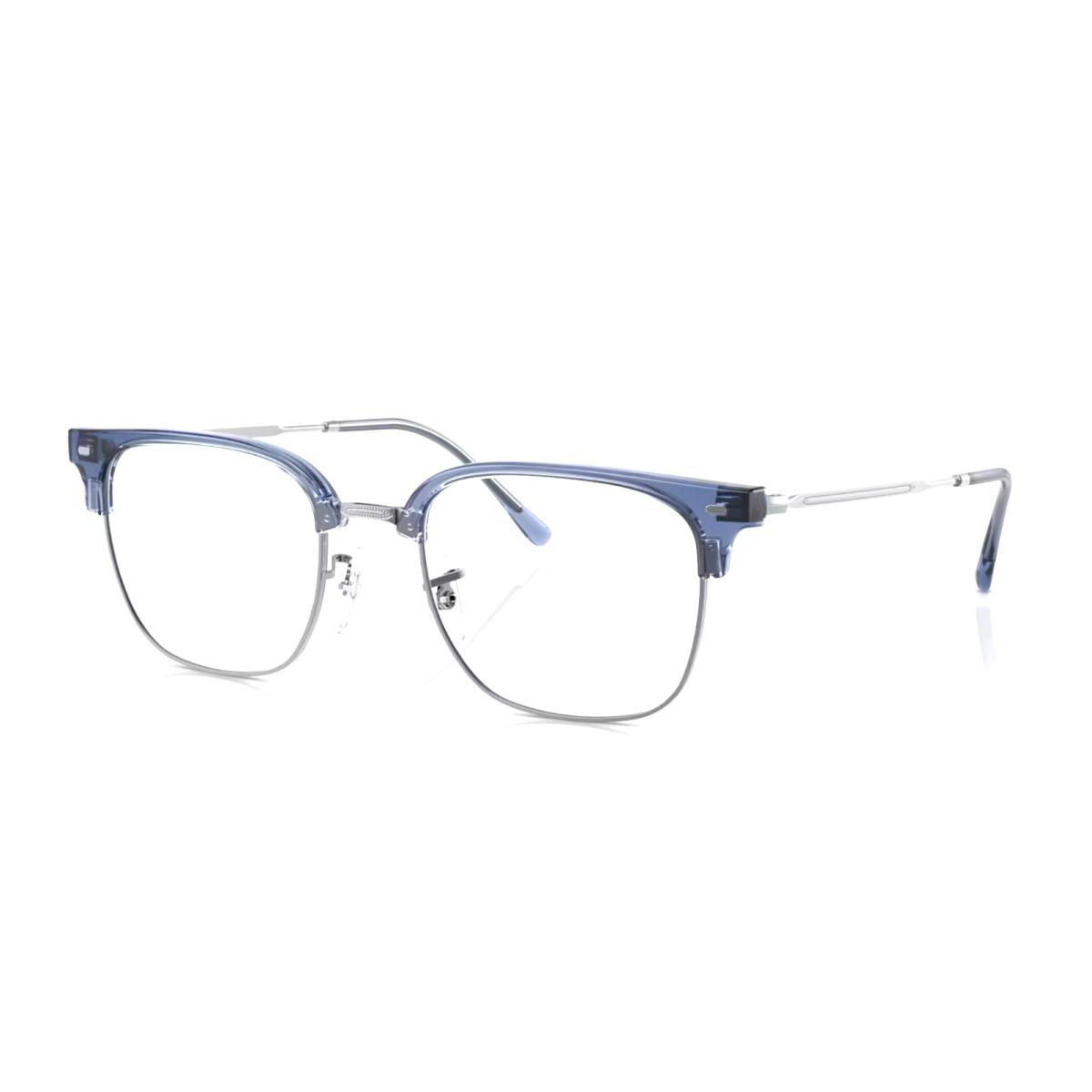 Ray-ban Clubmaster Eyeglasses RB 7216 8379 51-20 Blue Gunmetal Frames - Frame: Blue