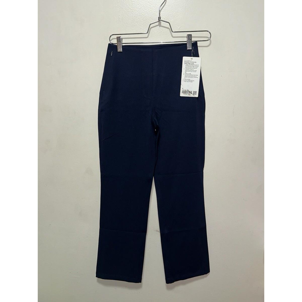 Lululemon Smooth Fit Pull-on High-rise Cropped Pant Trnv Size 4 Mspr 148