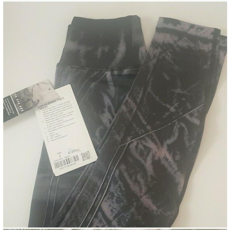 Lululemon Ebb To Train Legging Size 2 Stone Washed Gray Tight Pants