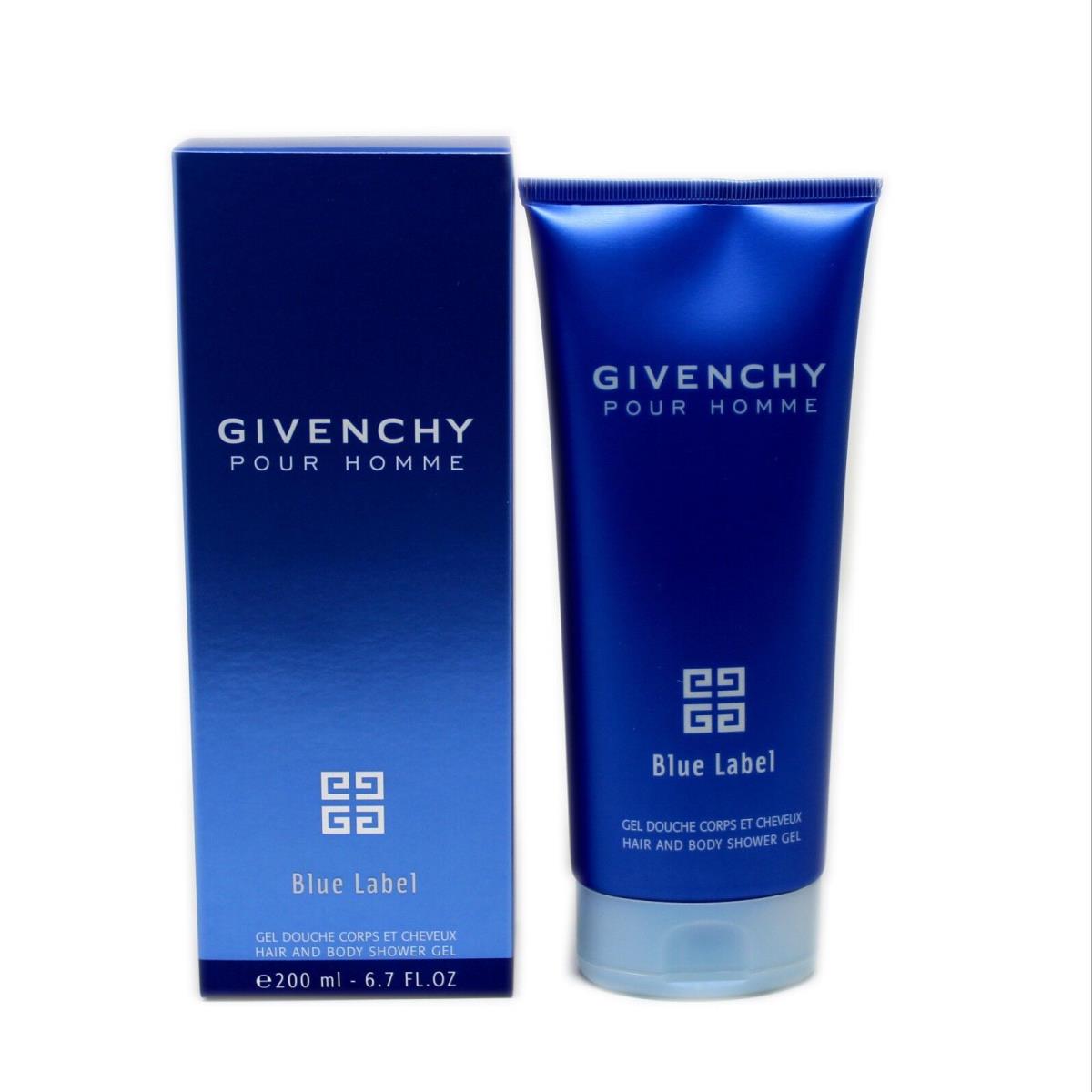 Givenchy Blue Label Pour Homme Hair and Body Shower Gel 200 ML/6.7 Fl.oz