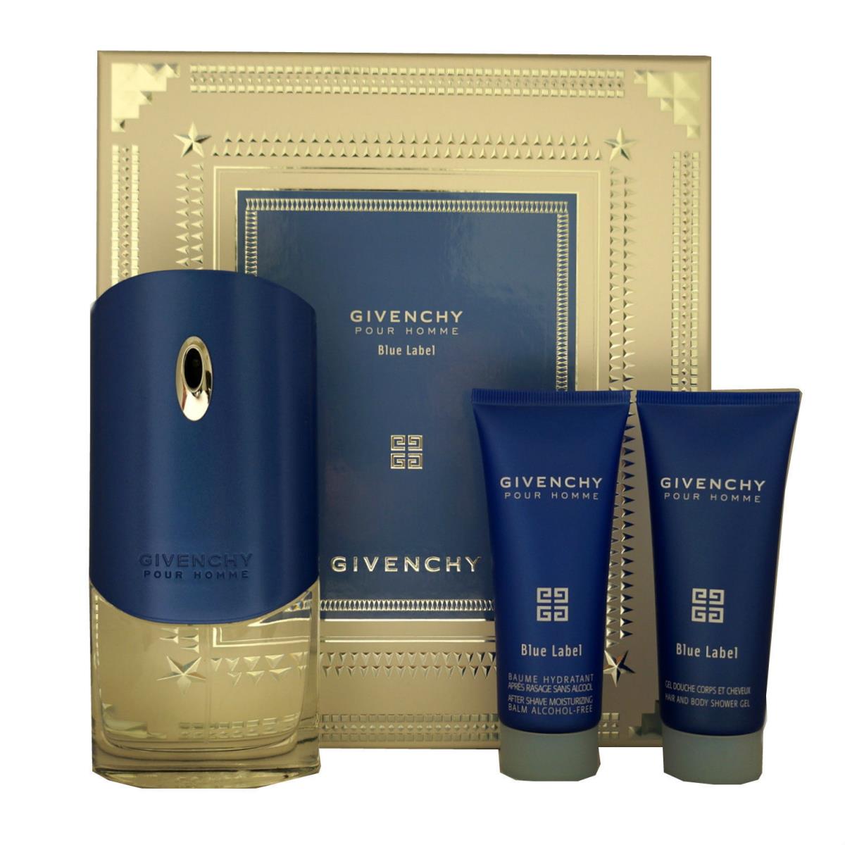 Givenchy Blue Label Pour Homme 3PIECE Gift Set Eau DE Toilette 100ML NIB-P130177