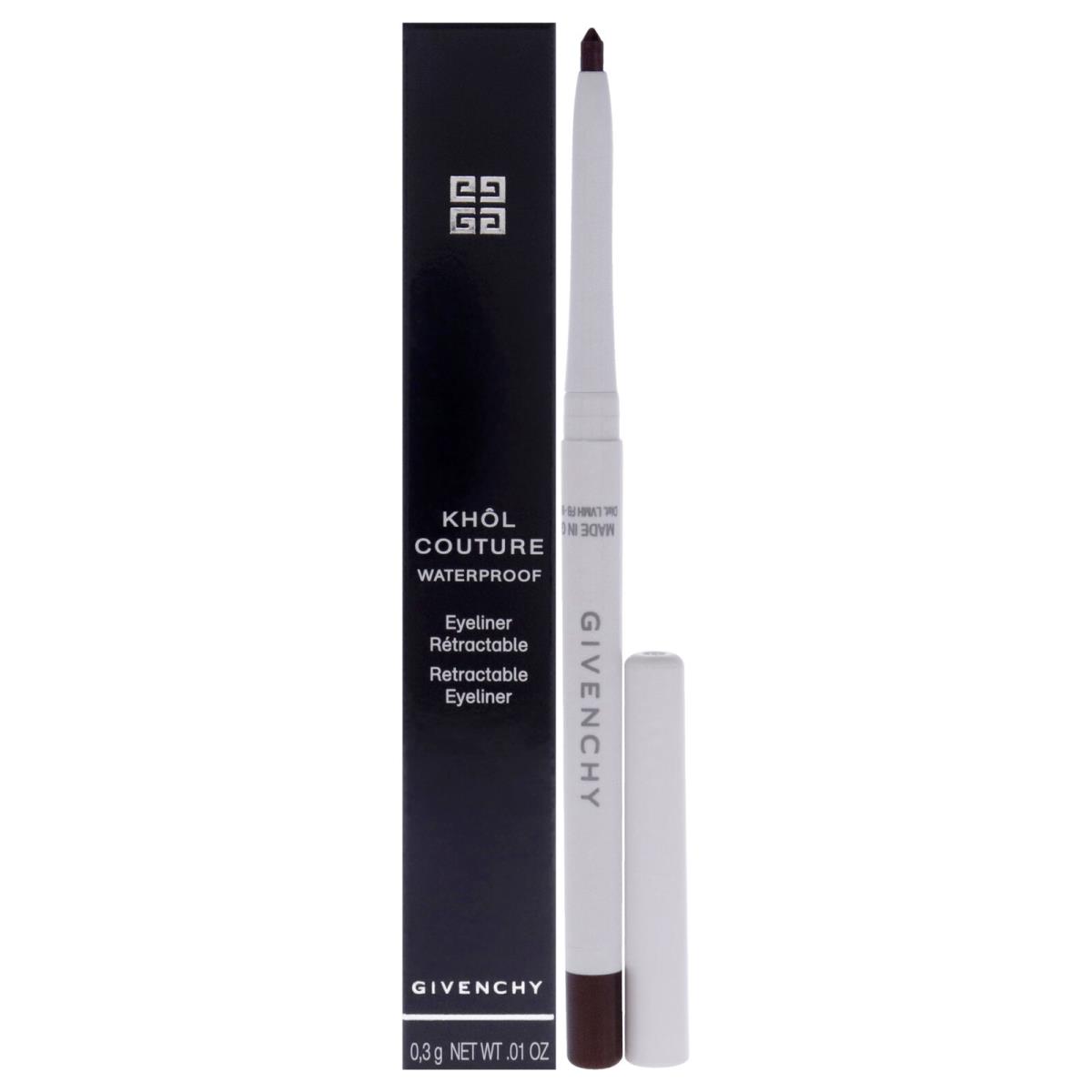 2 Pack Givenchy Khol Couture Waterproof Retractable Eyeliner-02 Chestnut - 0.01