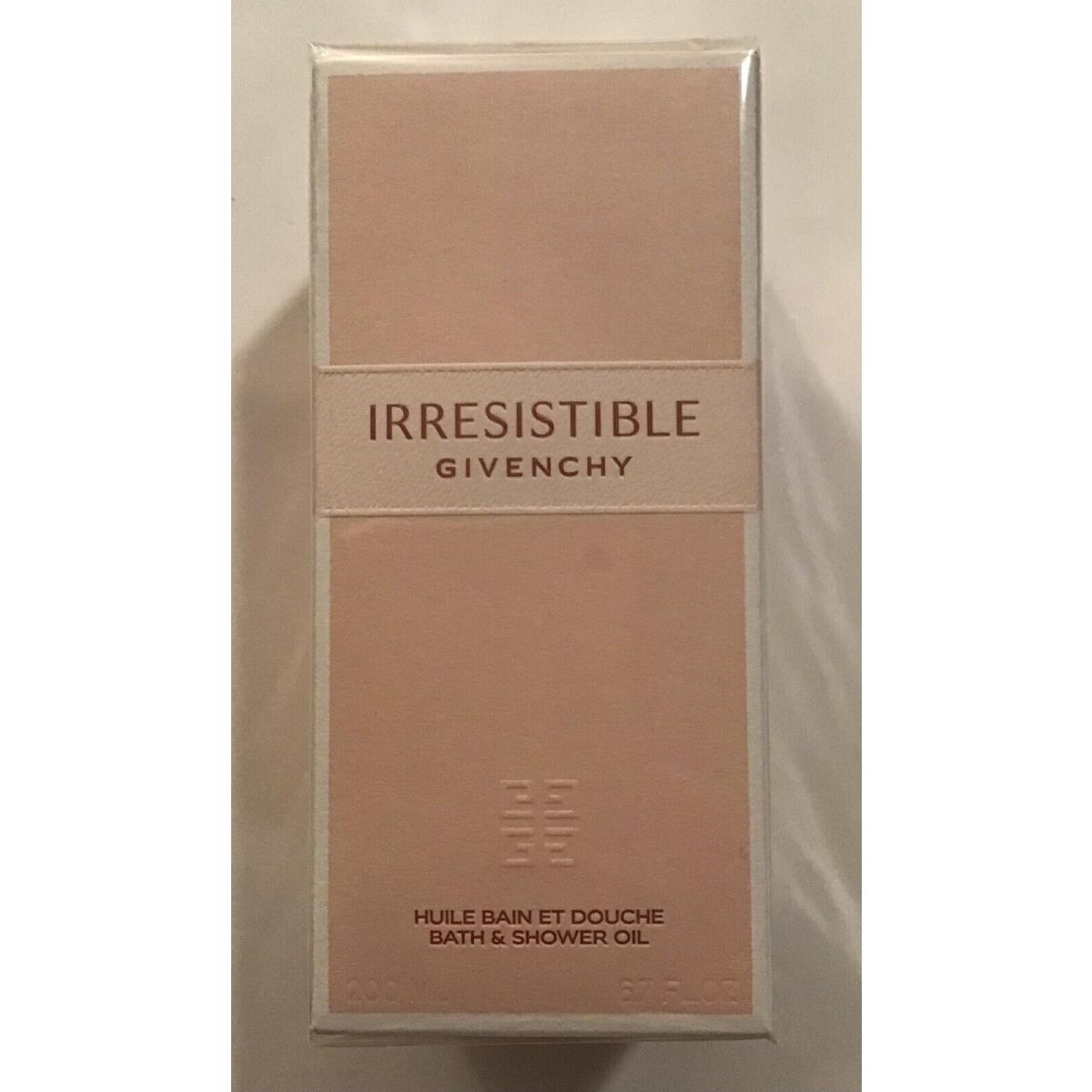 Givenchy Irresistible Bath Shower Oil 200ml/6.7oz Womens Perfume