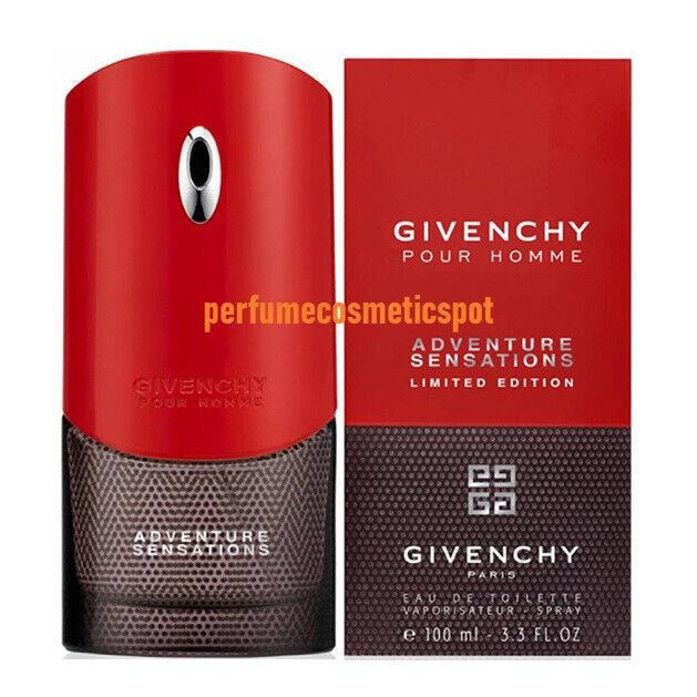 Givenchy Pour Homme Adventure Sensations Limited Edition 3.3 OZ Edt Spray