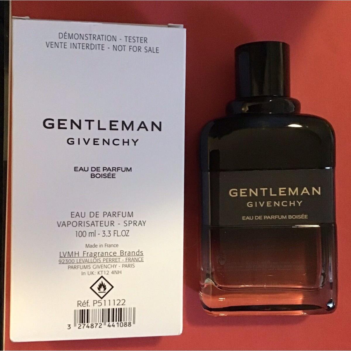 Gentleman Givenchy Boisee Eau DE Parfum 100ML 3.3 FL OZ Spray Tester