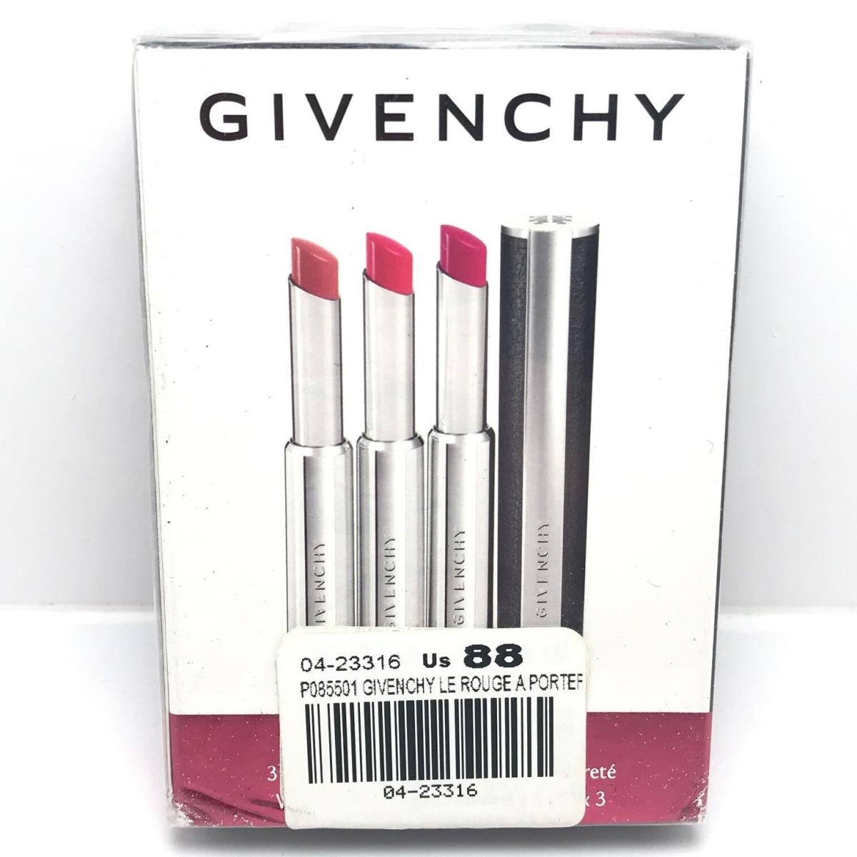 Givenchy Trio Le Rouge Travel Exclusive Whipped Lipstick 204 203 103