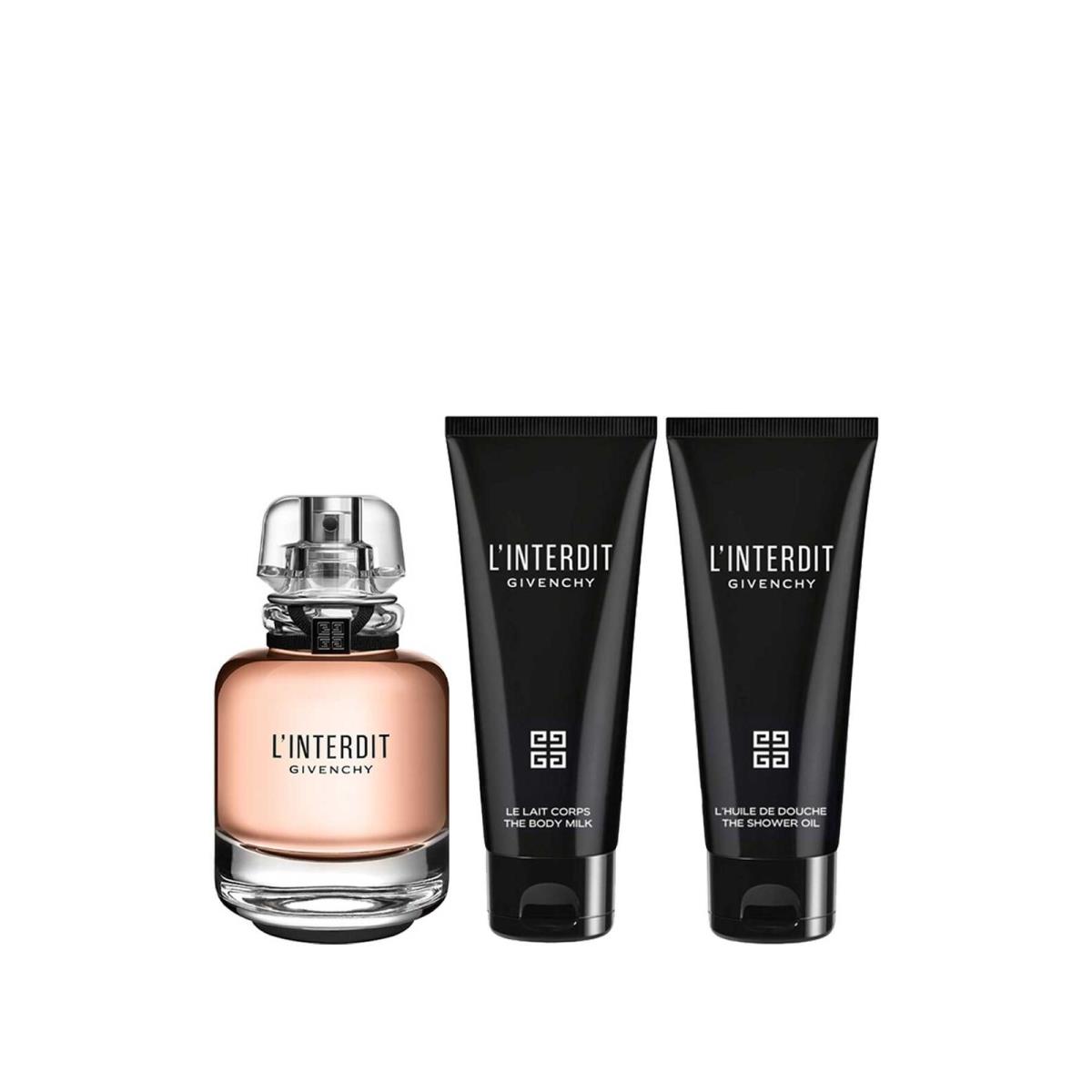 Givenchy Ladies L`interdit 3pc Gift Set Fragrances 3274872454002