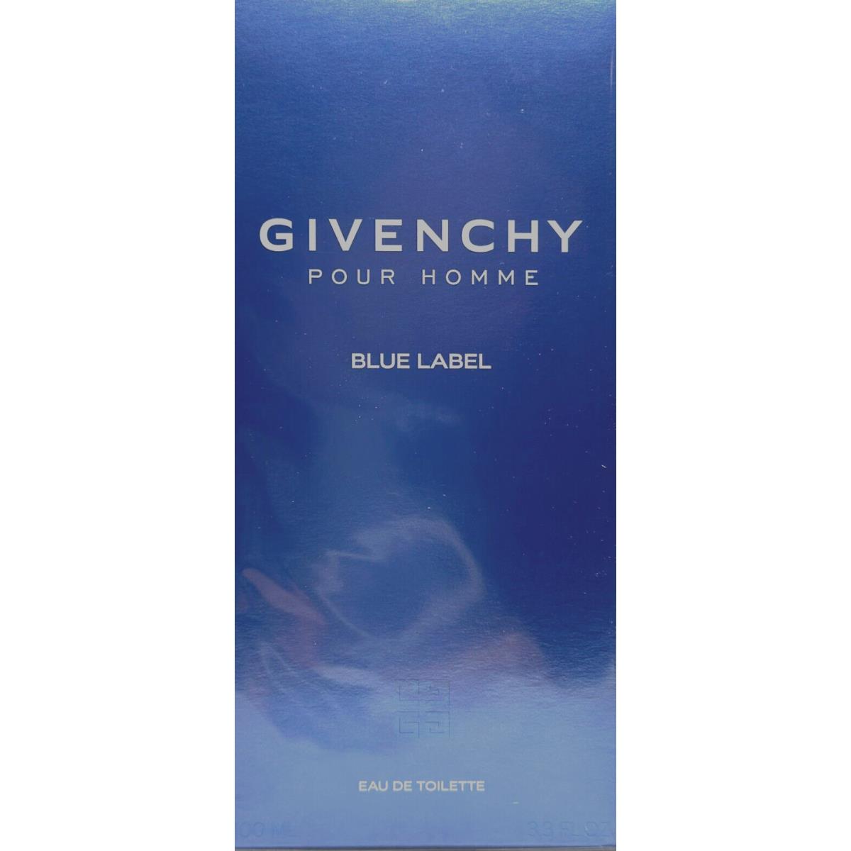 Givenchy Pour Homme Blue Label Eau DE Toilette Spray 3.3 Oz / 100 ml