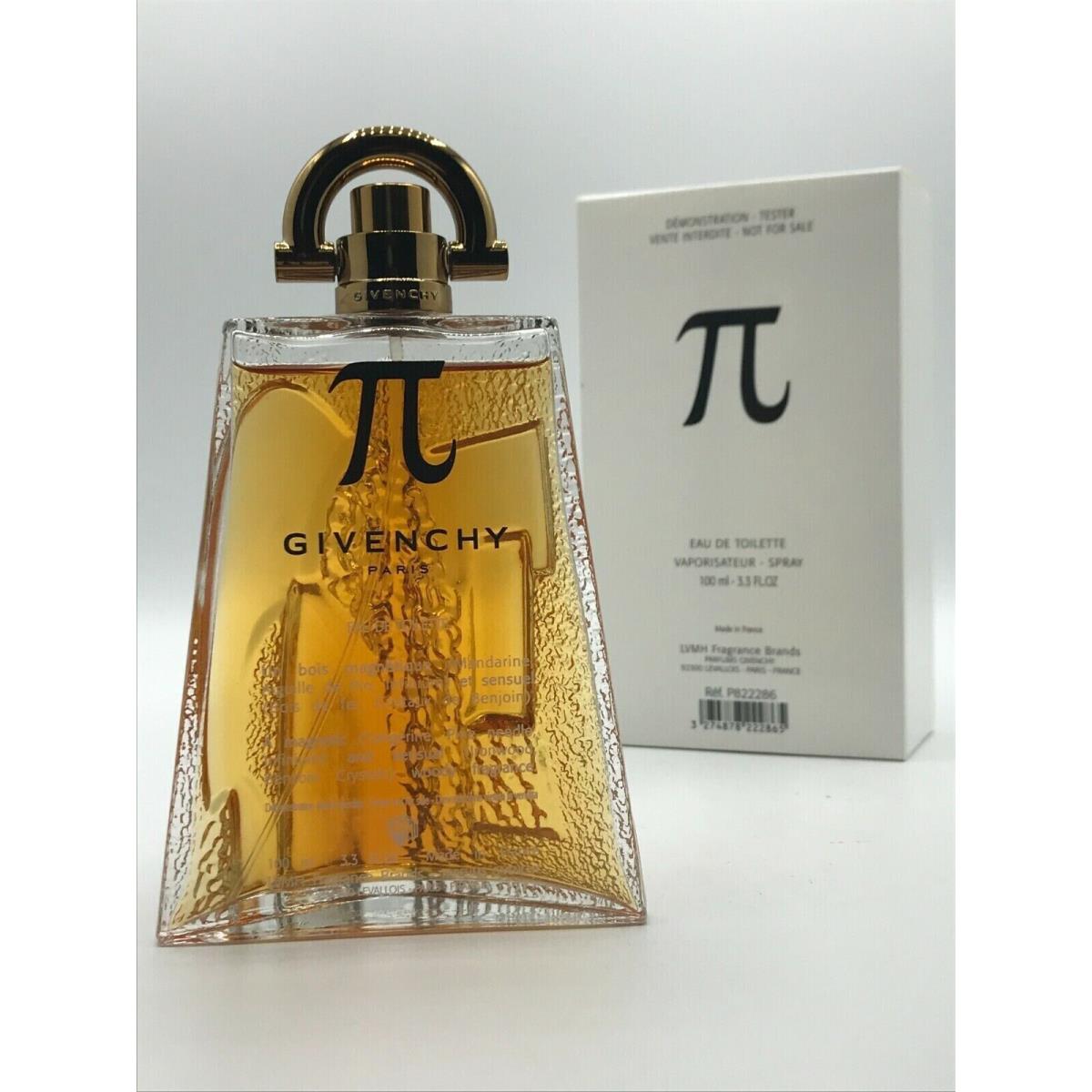 Givenchy Pi Men Cologne Spray 3.3 oz Packaging As Shown