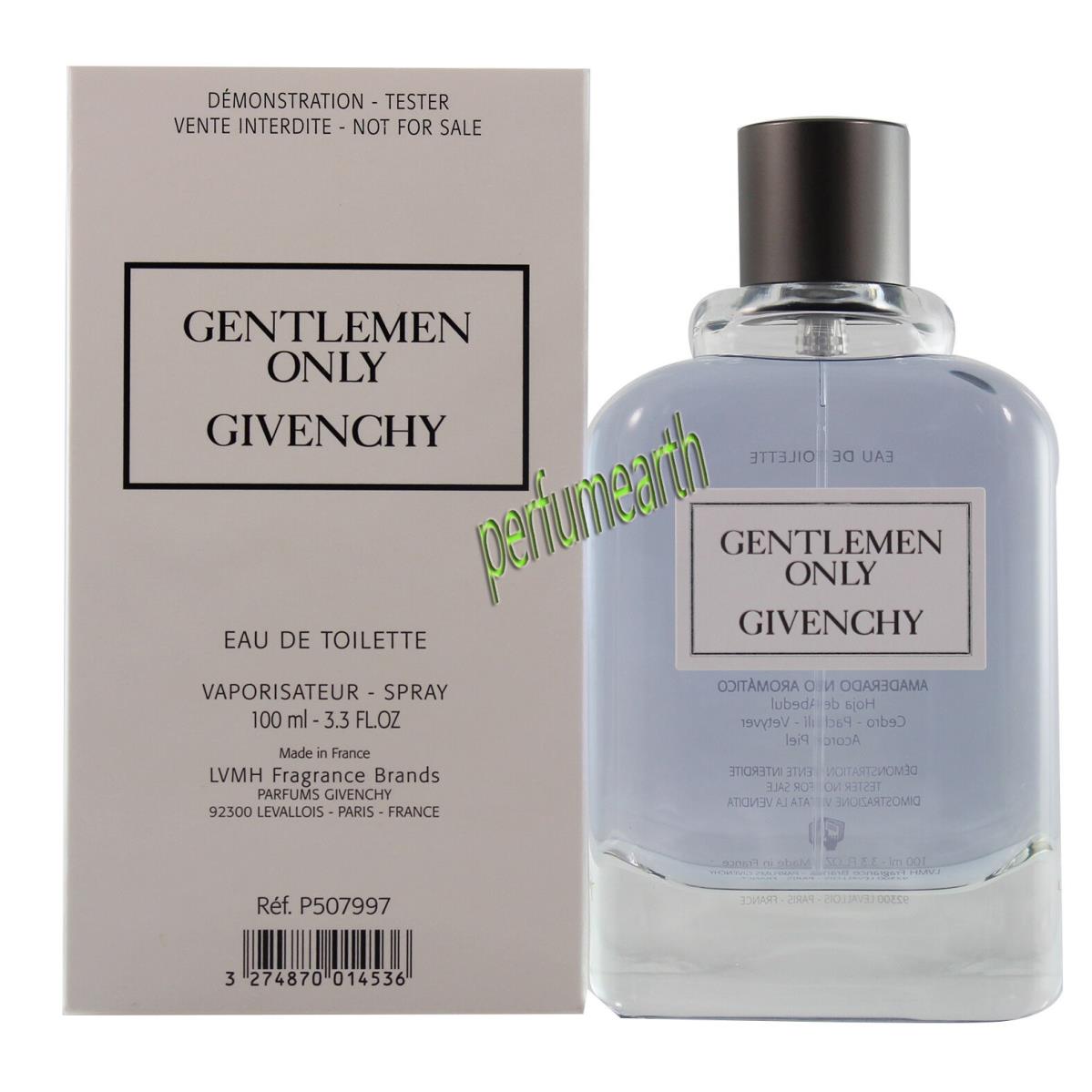 Gentlemen Only BY Givenchy 3.3 / 3.4 OZ Edt Spray For Men Same As Picture