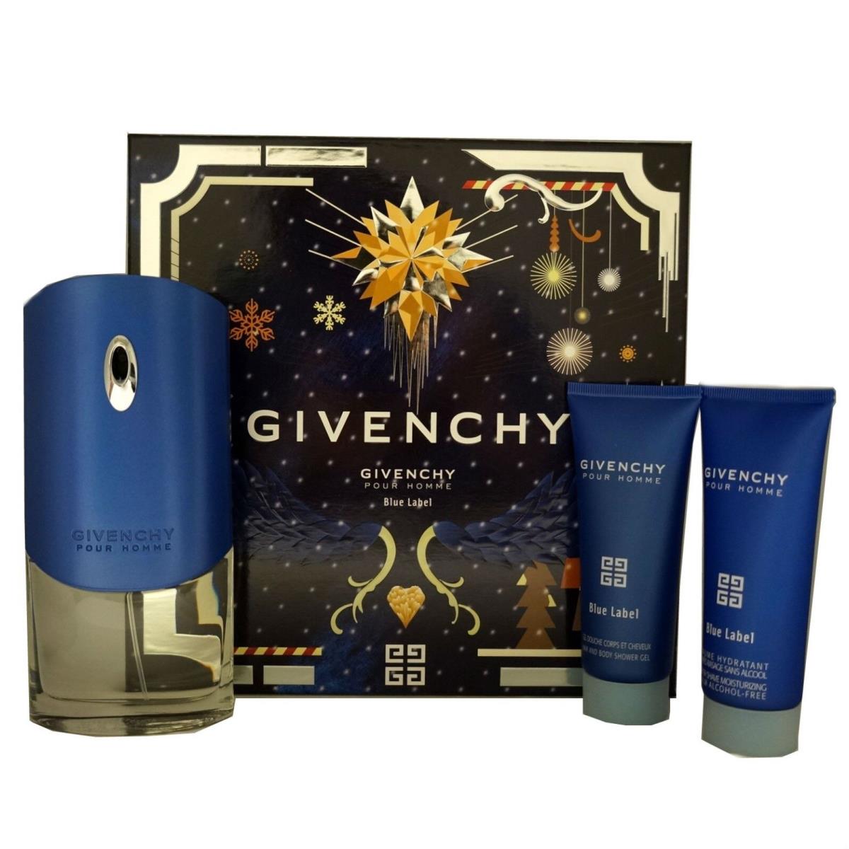 Givenchy Blue Label Pour Homme 3PIECE Gift Set Eau DE Toilette 100ML NIB-P130176