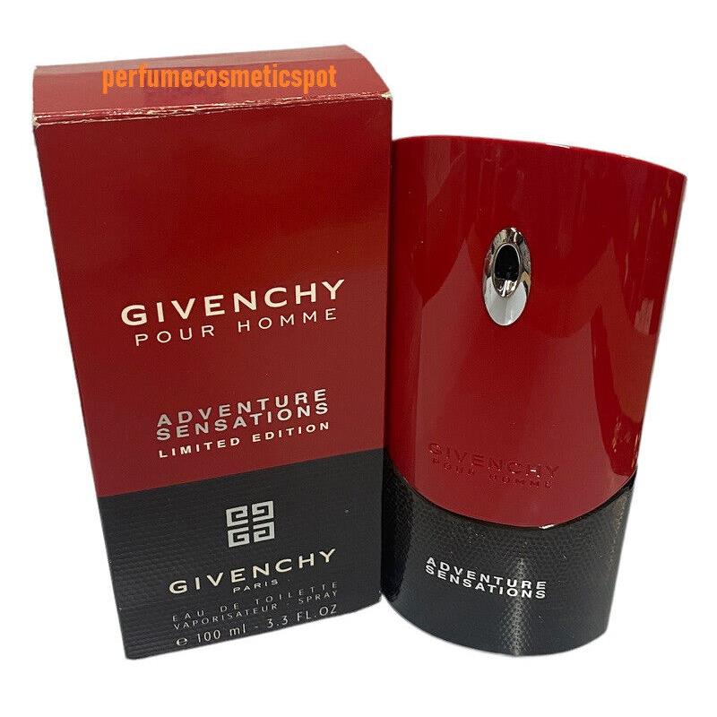 Givenchy Pour Homme Adventure Sensations Limited Edition 3.3 OZ 100 ML Edt Spray