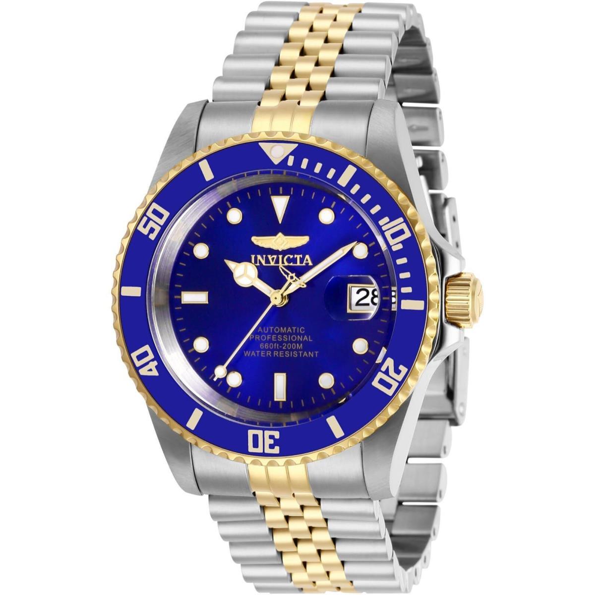 Invicta Men`s Pro Diver Automatic Watch with Stainless Steel Strap Gold 22