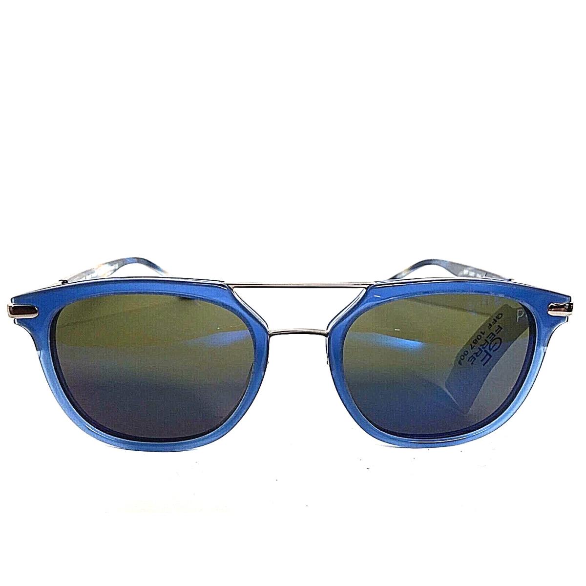 Polarized Gianfranco Ferre Gff 1087 004 Round Blue 51mm Men`s Sunglasses