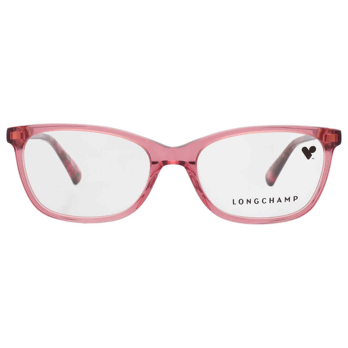 Longchamp Demo Rectangular Ladies Eyeglasses LO2708 610 50 LO2708 610 50