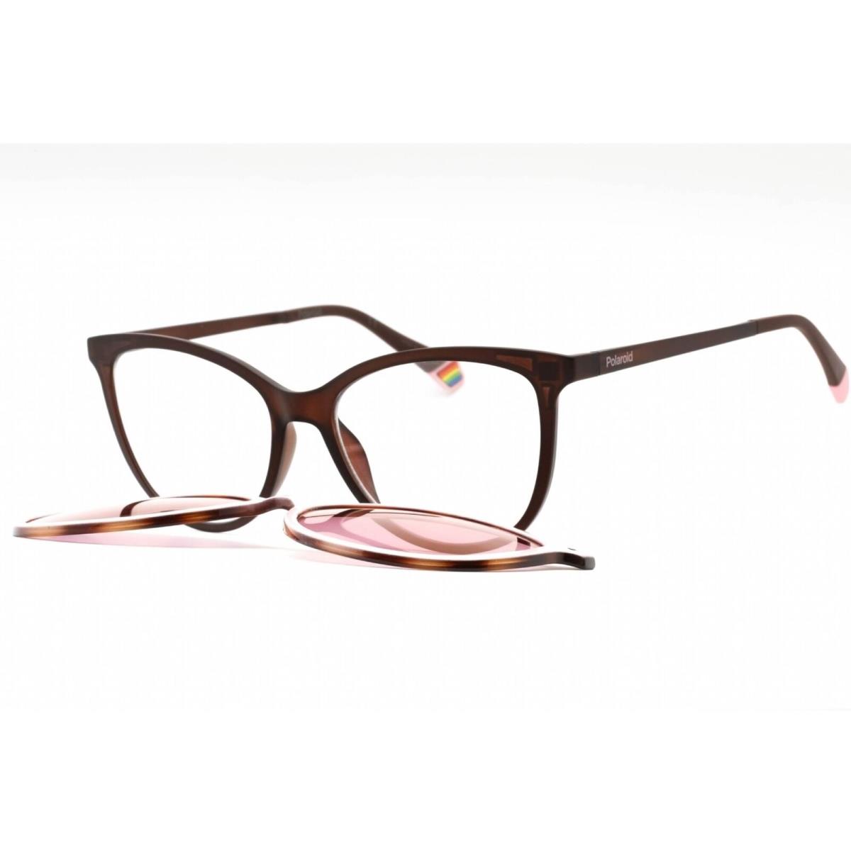 Polaroid Core Women`s Sunglasses Pink Plastic Cat Eye Frame Pld 6138/CS 035J A2 - Frame: Pink, Lens: Gold Sp