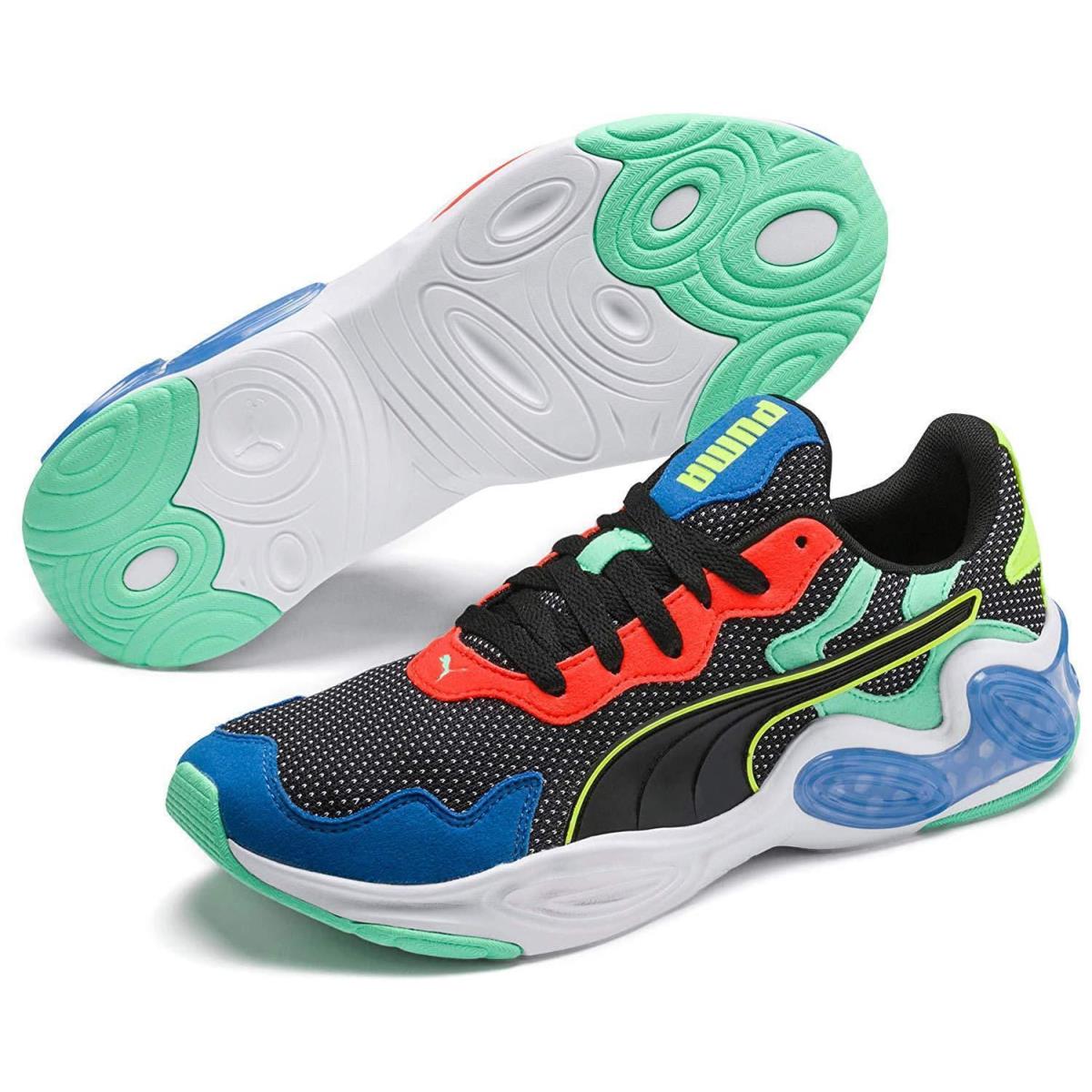 Men`s Puma Cell Magma Blk/lava Blast/grn 193126 03 - Puma Black/Lava Blast/Green Glimmer