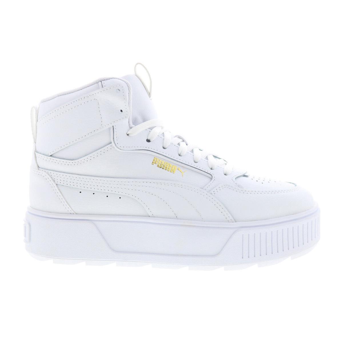 Puma Karmen Rebelle Mid 38721301 Womens White Lifestyle Sneakers Shoes - White