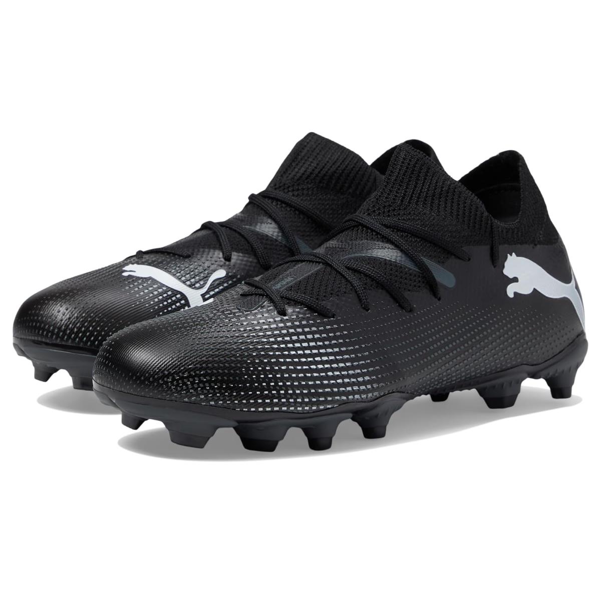 Puma Kids Future 7 Match Firm Ground/artificial Ground Little Kid/big Kid - Puma Black/Puma White