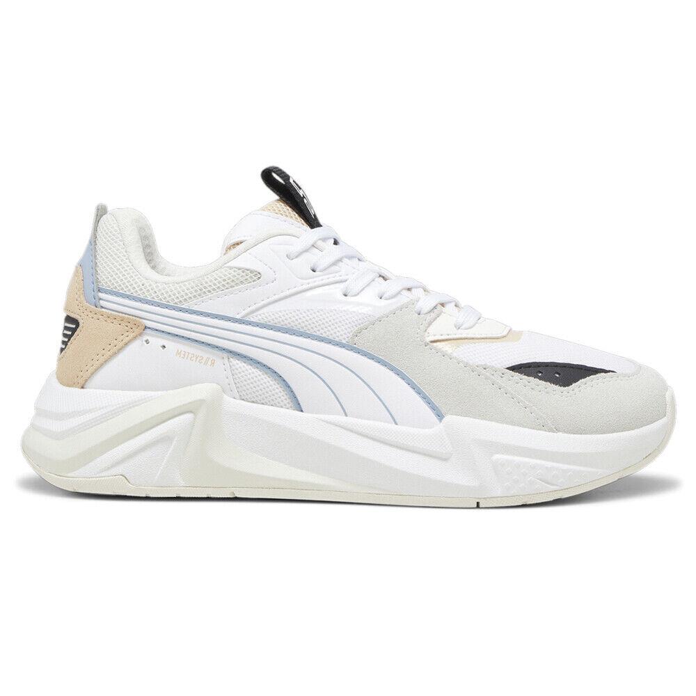 Puma Rspulsoid Lace Up Womens Off White White Sneakers Casual Shoes 39249706 - Off White, White