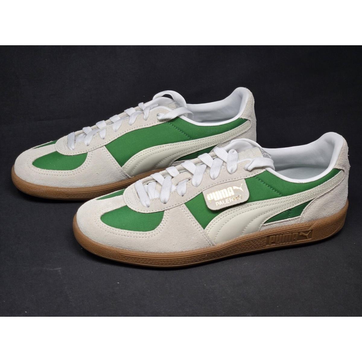 Puma Palermo OG Men`s Sizes Archive Green White Gum Suede Shoes 383011-09