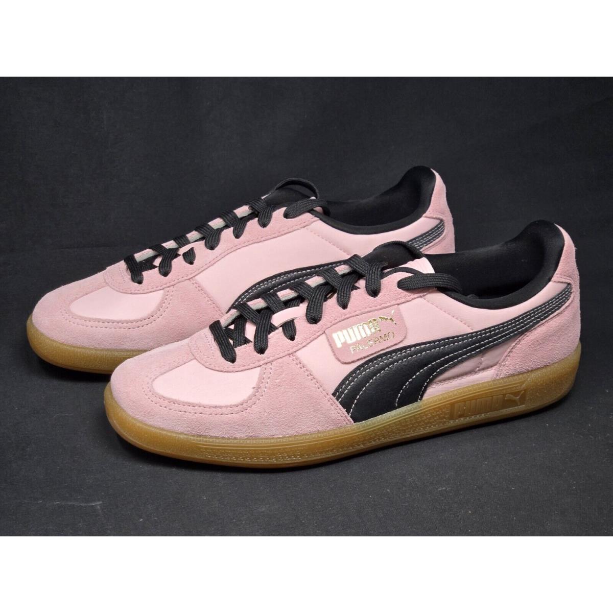 Puma Palermo F.c. Low Men`s Sizes Bright Pink Black Suede Shoes 397245-01