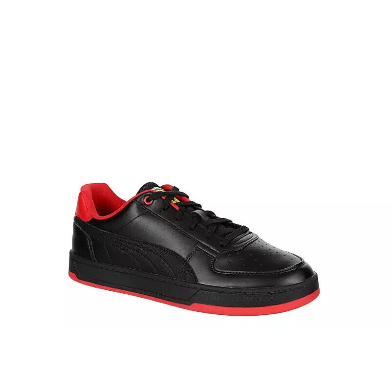 Puma Mens Ferrari Logo Design Caven 2.0 Casual Walking Sneaker Shoes - Red, Fashion: Black