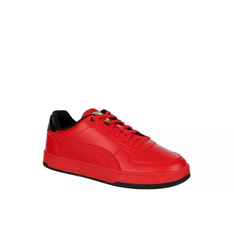 Puma Mens Ferrari Logo Design Caven 2.0 Casual Walking Sneaker Shoes Red